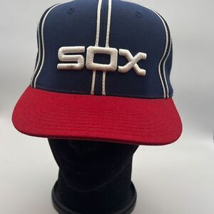vintage chicago whitesox retro hat cap‎ sz 7 1/8 american needle pro cooperstown